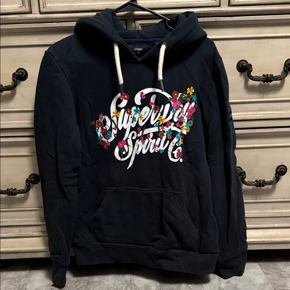 Superdry floral hoodie